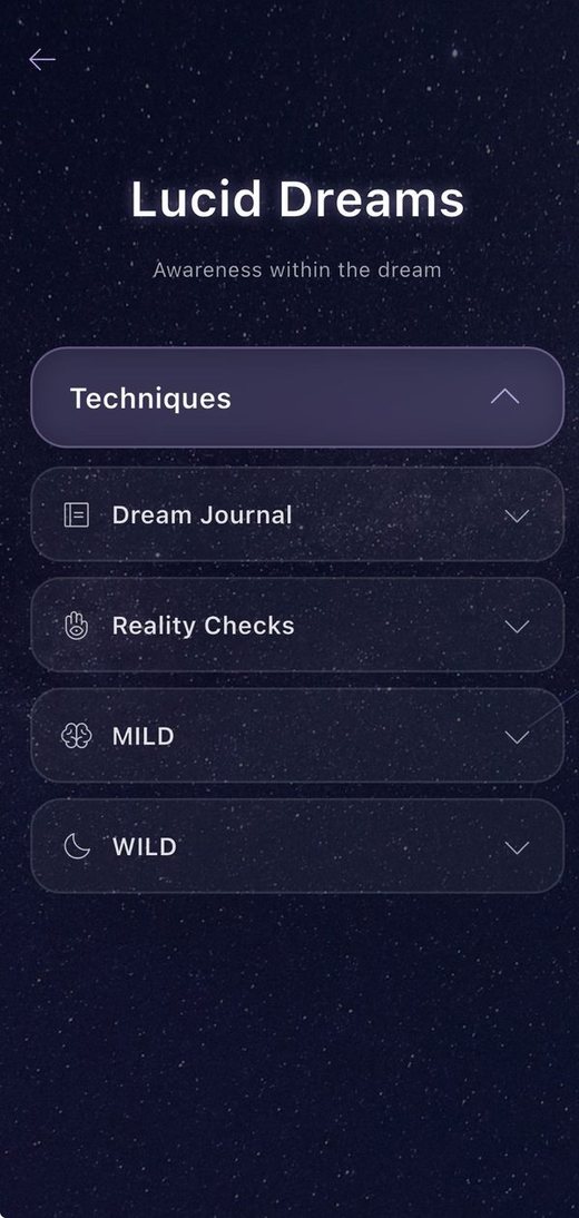 RealAwake Lucid Dreams guide with techniques such as Reality Checks, MILD and WILD